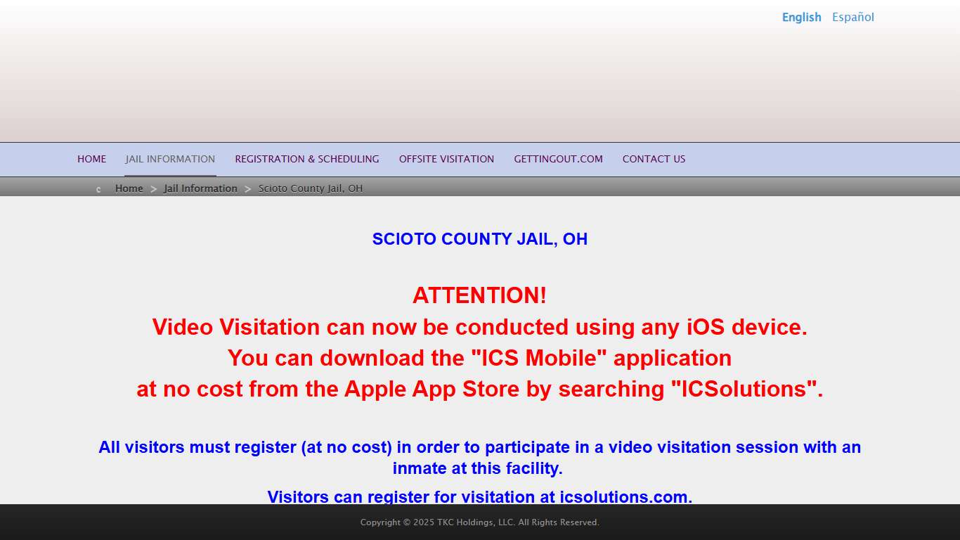 Scioto County Jail, OH - The Visitor by ICSolutions